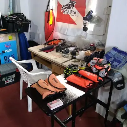 Equipos y carga de aire